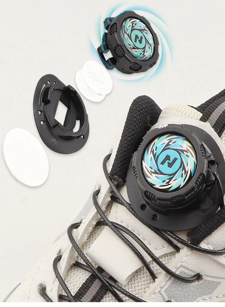 Swivel Buckle Elastic Laces Sneakers Automatic Shoelaces Without ties Adult Kids Thick Round Shoelace No Tie Shoe laces 1Pair